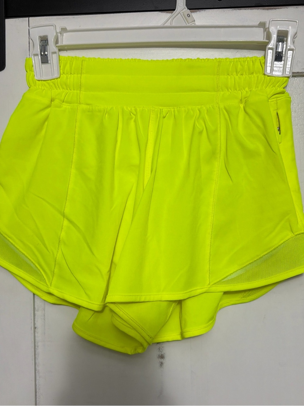 lululemon athletica Neon Yellow Women's Running Shorts
